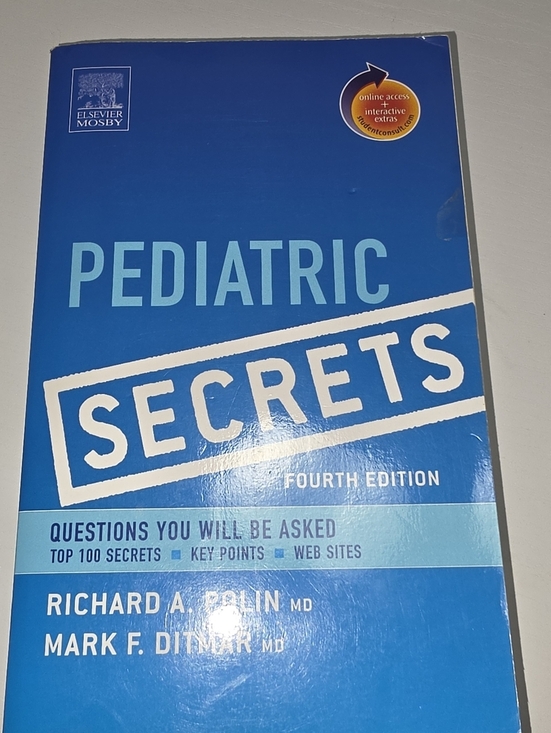 adidas Other - Pediatric SECRETS 4th Ed.